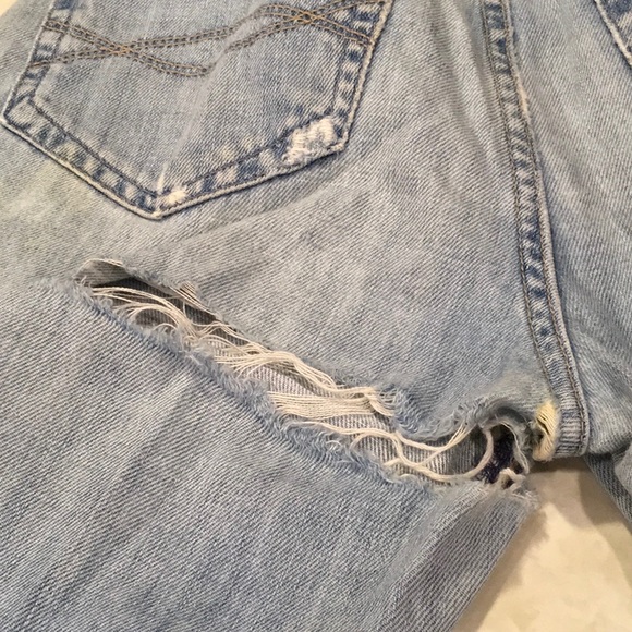ABERCROMBIE & FITCH Womens Emma Very Distressed Jeans 25 - Picture 5 of 16